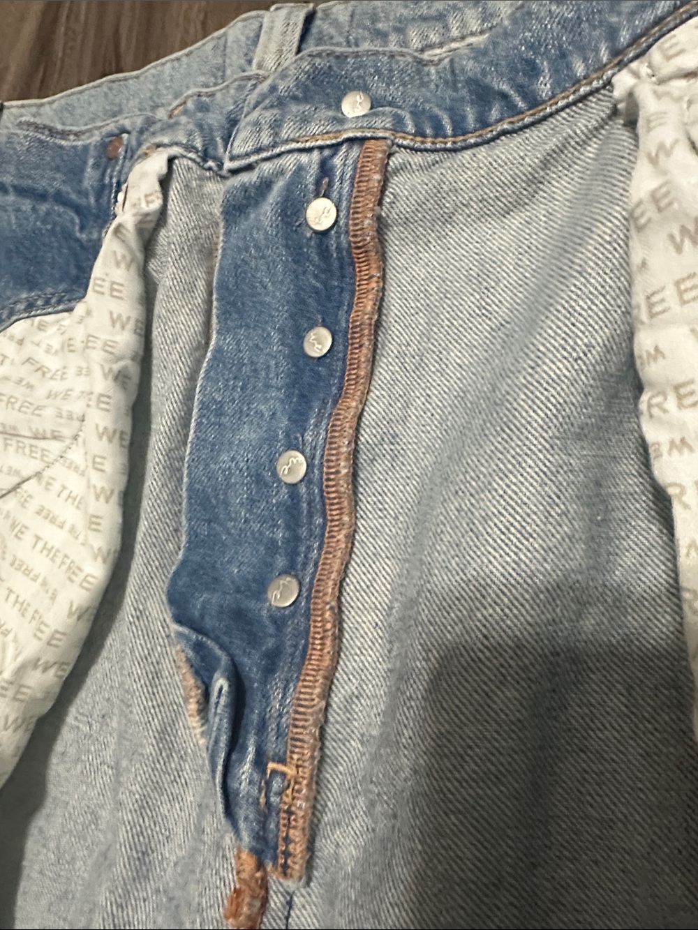 We The Free Wide-Leg High Waist Jeans – Statement Panelled Denim. - Picture 15 of 16